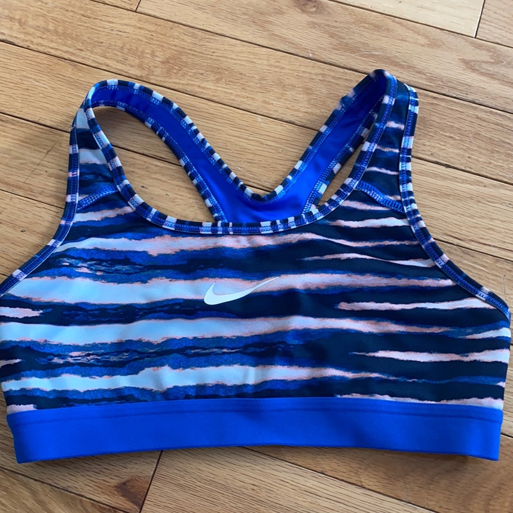 Nike blue bra